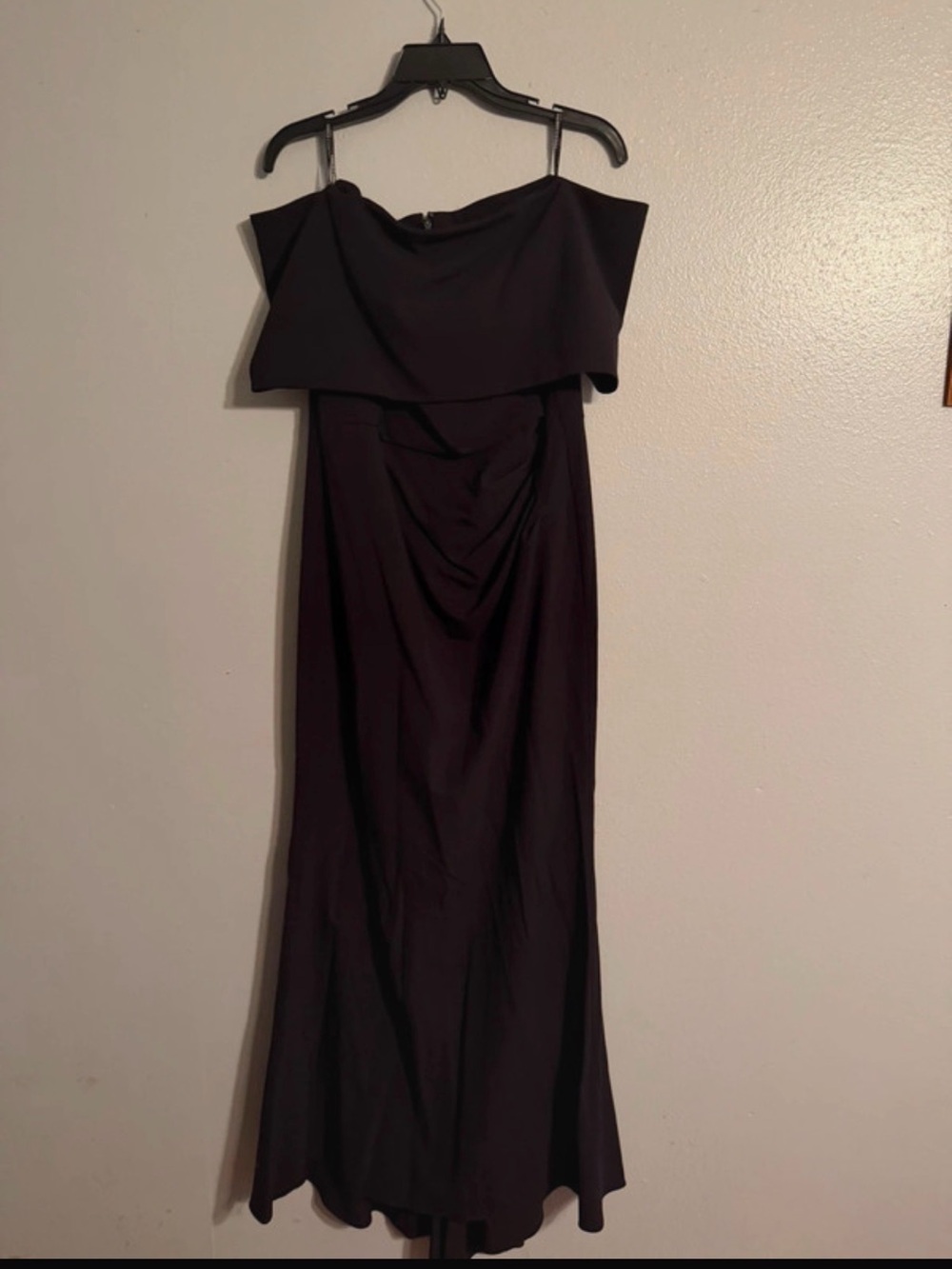 Vince Camuto Strapless Black Gown